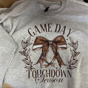 Graphic sweatshirt for football season, new!